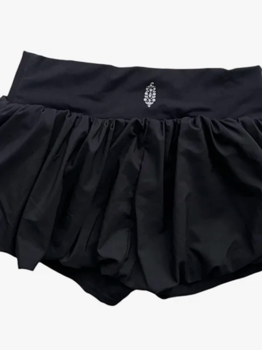 NWT Free People Dance All Day Bubble Skort Black